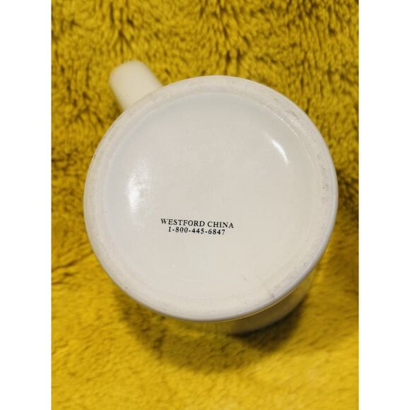 L. L. Bean Cursive Logo White Ceramic Heavy Diner Style Restaurant Mug - Picture 6 of 6